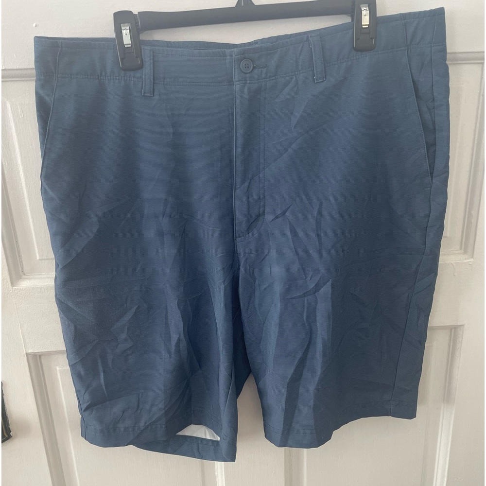 Bolle Mens Golf Shorts Blue Striped Size 38